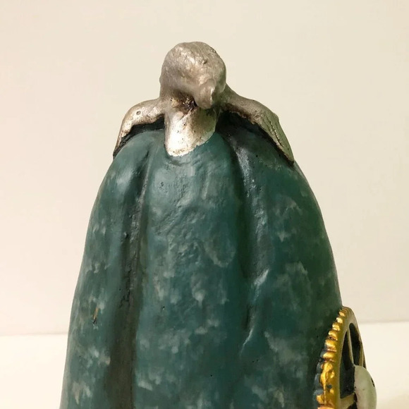 2012 Department 56 Green Steam Punk Pumpkin 10 inch Tall Dept 56 Halloween Decor - Picture 15 of 16